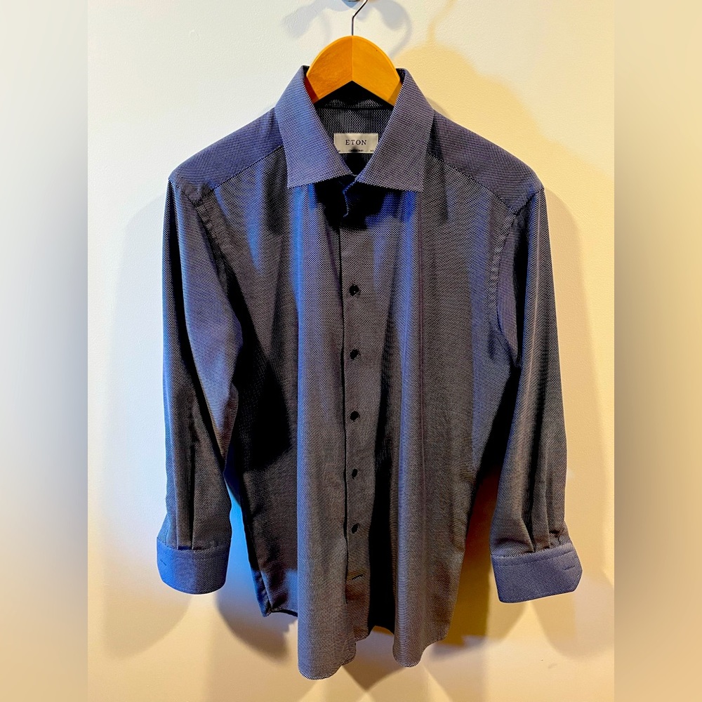 ETON 16.5 *35.5 inch sleeve. Motivated to sell beautiful shirts from my closet